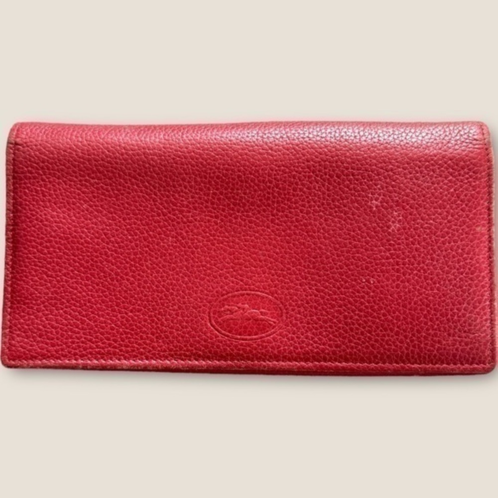 Longchamp leather wallet